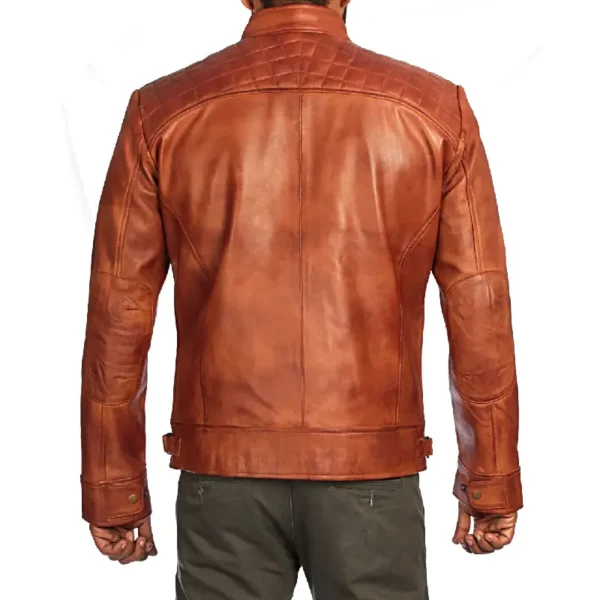 Men Black Genuine Leather Jacket1 - Image 2