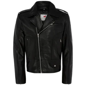 Men Black Genuine Leather Jacket18