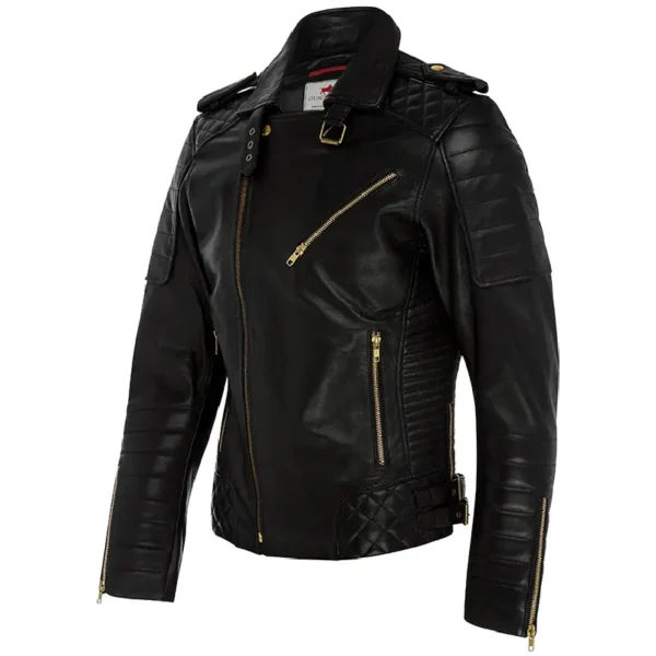 Men Black Genuine Leather Jacket23 - Image 2